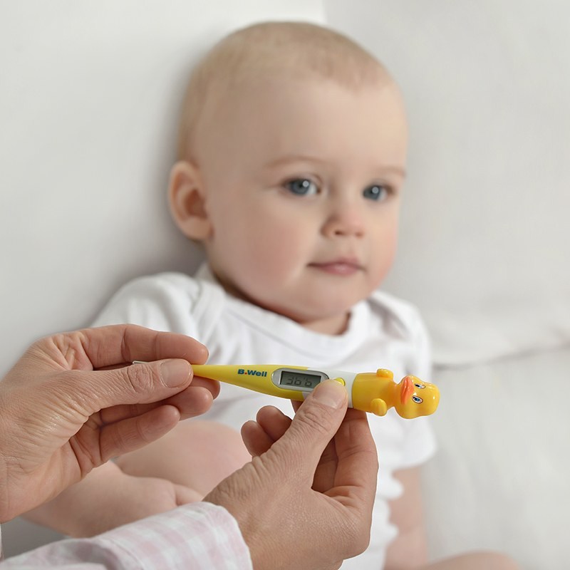 Термометр медицинский электронный B.Well WT-06 в виде утенка